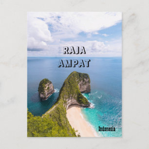 Postcard Raja Ampat Islands, Indonesia