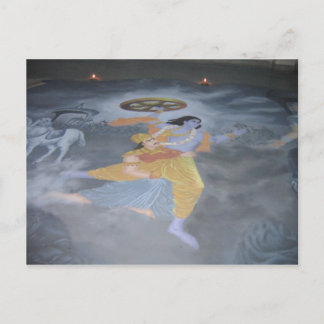 Postcard, Rangoli, IIT KGP, Diwali Postcard