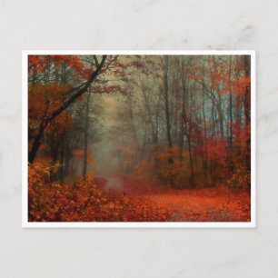 Postcard - Romantic Misty Autumn Day