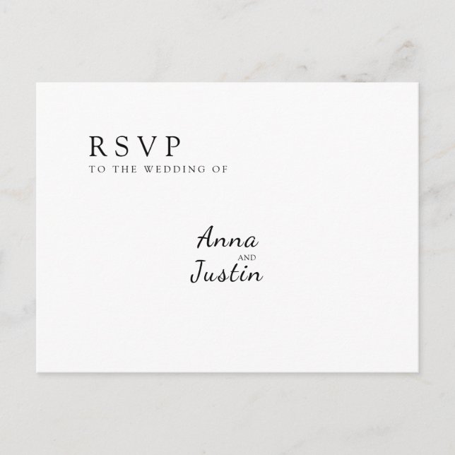 Postcard RSVP (Front)