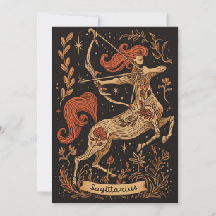 Postcard - Sagittarius Celestial Zodiac Art 
