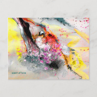 Postcard "scent of love"