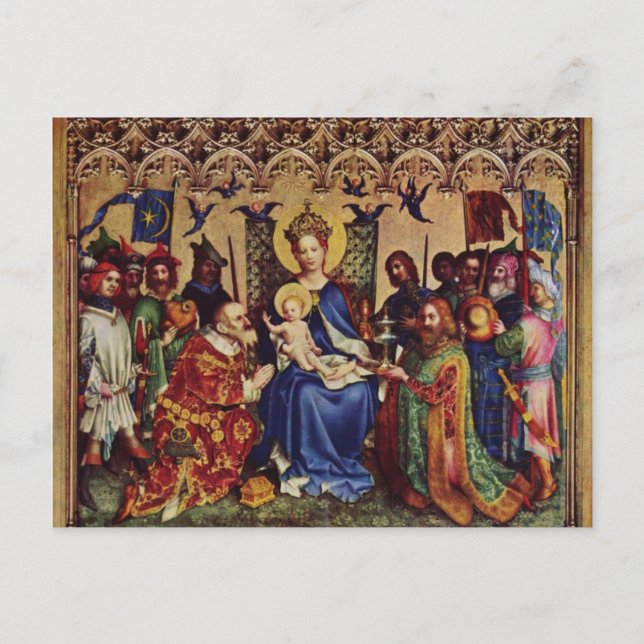 Postcard (Scripture): Mt 2:11 Interior Pilgrimage (Front)