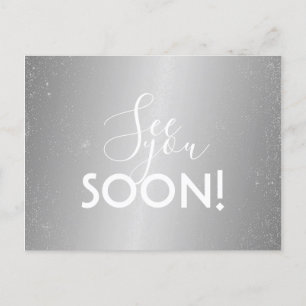 Postcard - See You Soon Silver