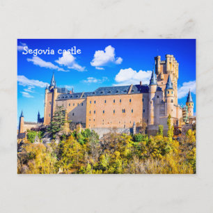 Postcard Segovia castle