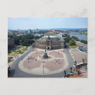 Postcard Semperoper in Dresden Germany