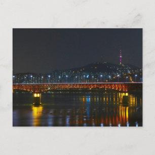 Postcard Seongsu Bridge / Seoul Tower, South Korea