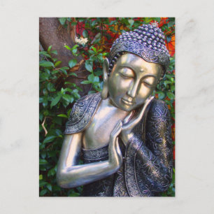 Postcard Silver Buddha