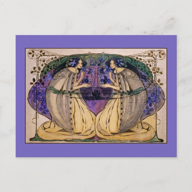 Postcard: Spring by Frances Macdonald Postcard (Front)