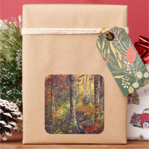 Postcard Square Sticker