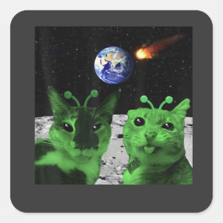 Postcard Square Sticker