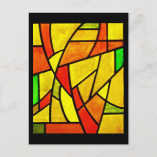 Postcard-Stained Glass-10 Postcard