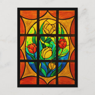 Postcard-Stained Glass-5 Postcard