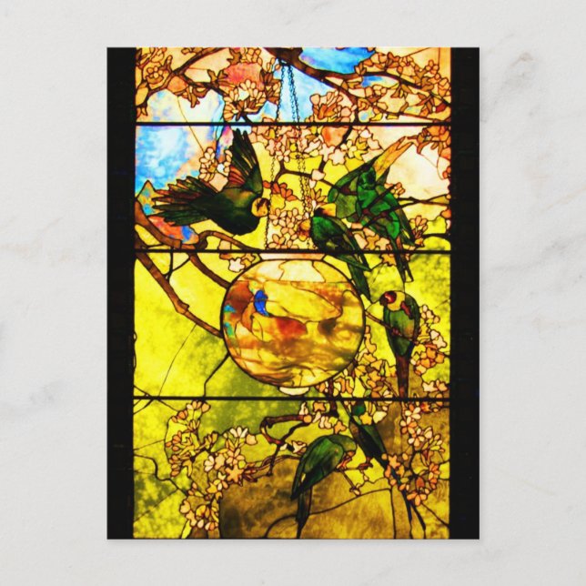 Postcard-Stained Glass-Tiffany 1 Postcard (Front)
