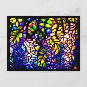 Postcard-Stained Glass-Tiffany 4 Postcard