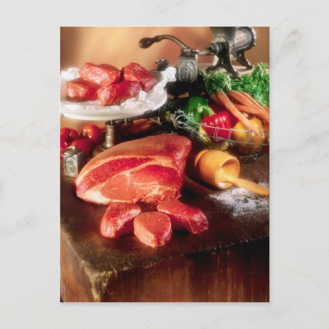 POSTCARD STEAK DINNER INGREDIENTS (Front)