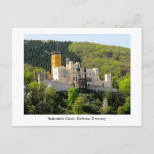 Postcard Stolzenfels Castle Schloss Germany UNESCO