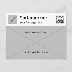 Postcard Template Generic Gray 1