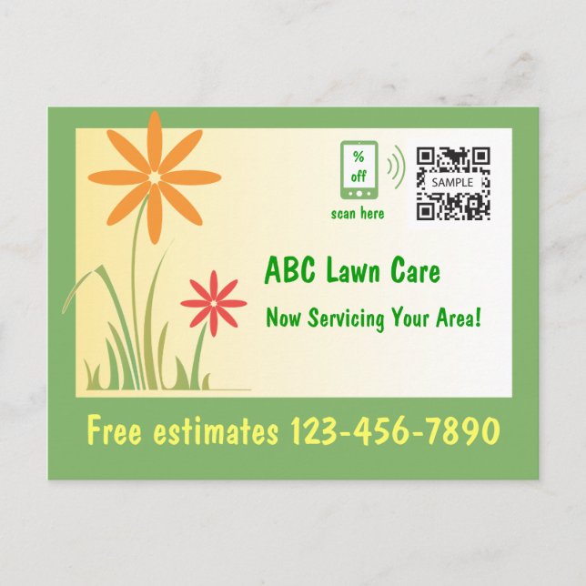 Postcard Template Lawn Care (Front)