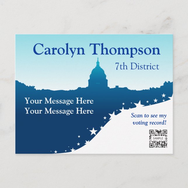 Postcard Template USA National Monuments (Front)