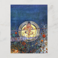 Postcard: The Harvest Moon