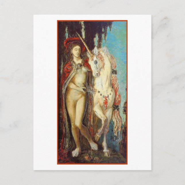 Postcard:  The Unicorn Postcard (Front)