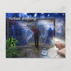Postcard the virtual shopper