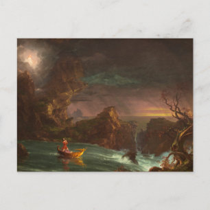 Postcard The Voyage of Life, Manhood, Thomas Cole
