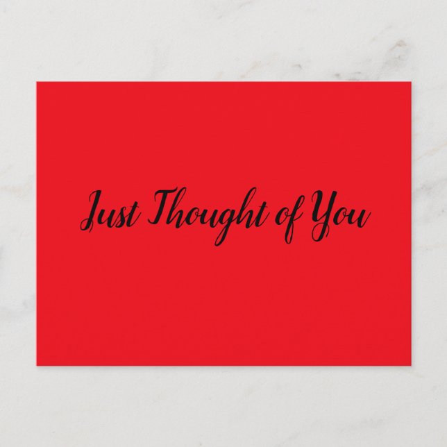 Postcard - Thinking great things about you. (Front)