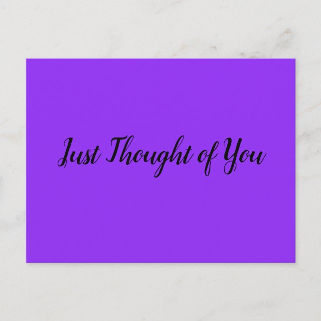 Postcard - Thought: Release Stress. (Front)