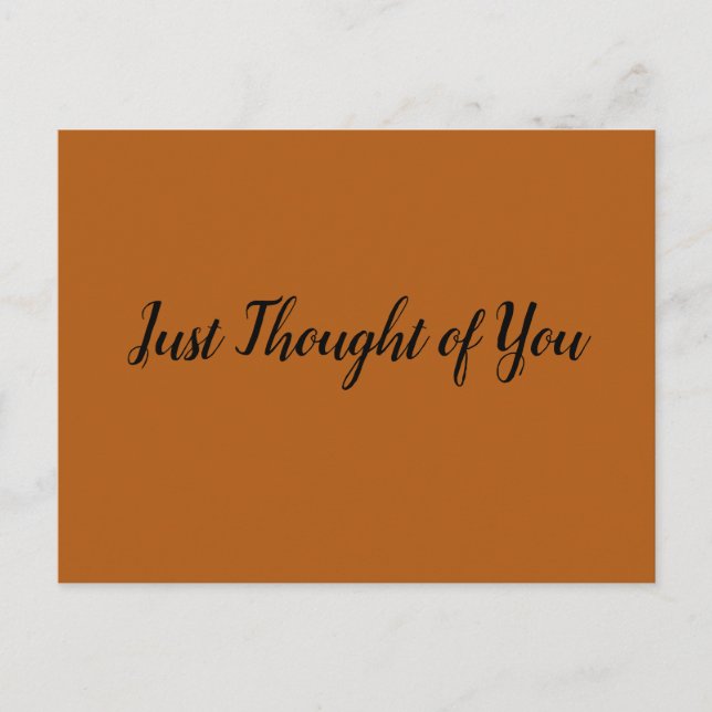 Postcard - Thought: Wish you were here... (Front)