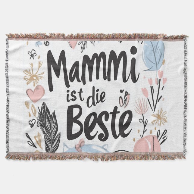 Postcard Throw Blanket (Front)