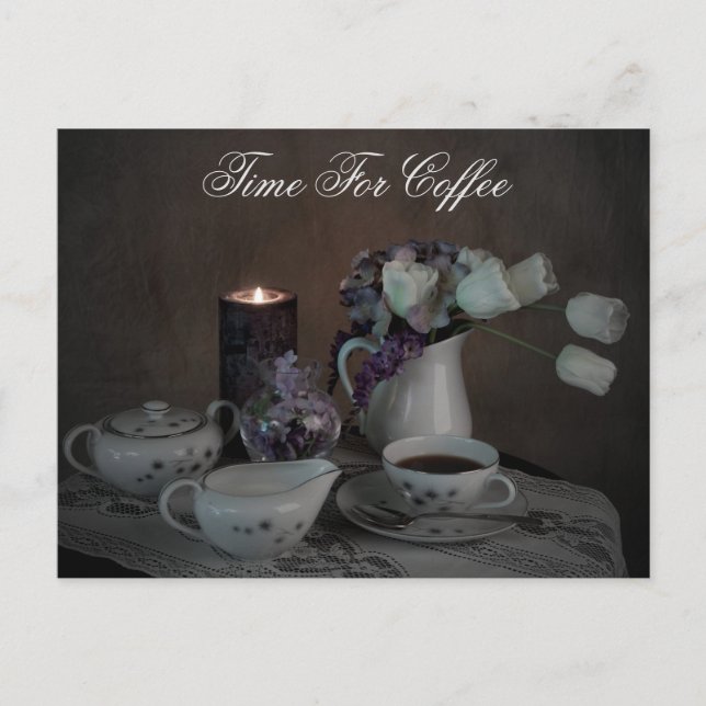 Postcard Time for Coffee (Front)