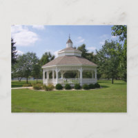 Postcard- Tipton Indiana Gazebo