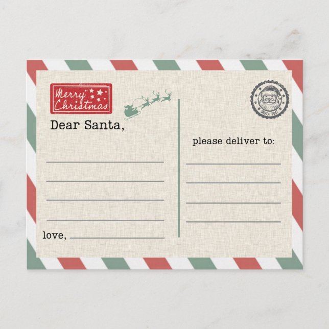 Postcard to Santa Claus (Front)