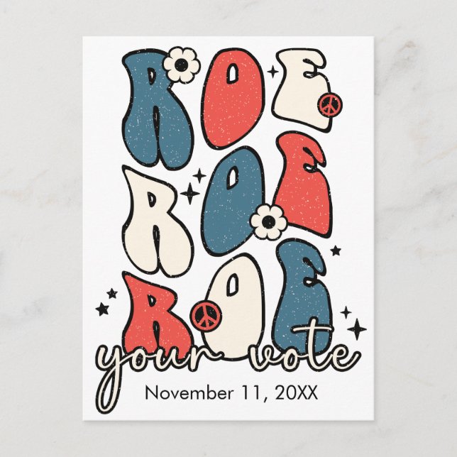 Postcard to Voters Abortion Rights Custom Postcard (Front)