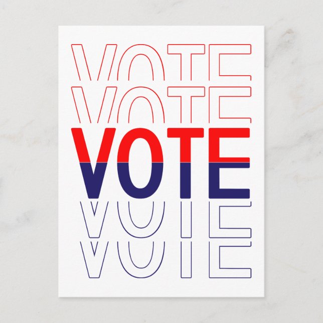 Postcard to Voters Classy Voter Postcard (Front)