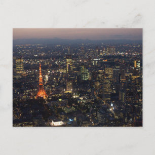 Postcard Tokyo Tower in Tokyo, Japan