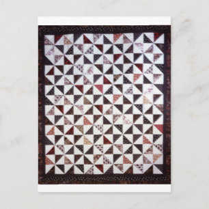 postcard traditional patchwork windmill quilt