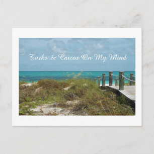 postcard/TURKS AND CAICOS ON MY MIND/SEASCAPE Postcard