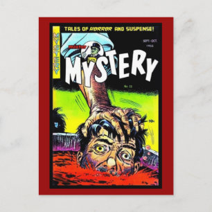 Postcard Vintage Comic Book Covers