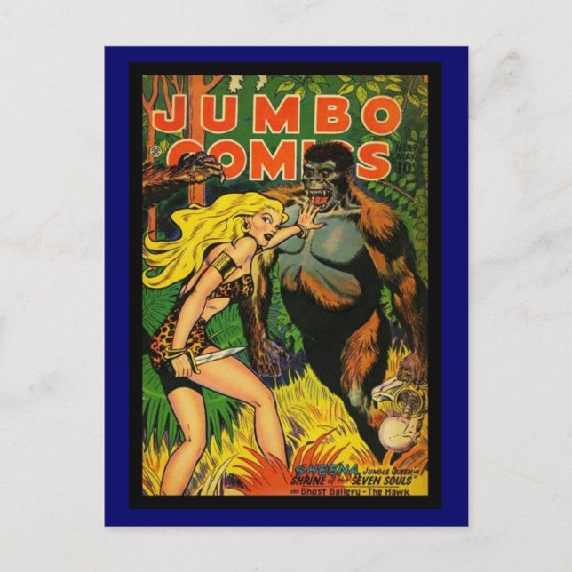 Postcard Vintage Comic Book Covers (Front)