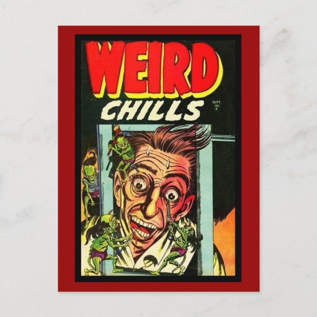 Postcard Vintage Comic Book Covers (Front)