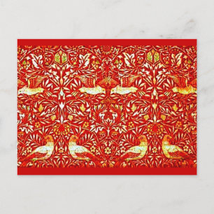 Postcard-Vintage Fabric/Fashion-William Morris 6 Postcard