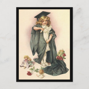 Postcard VINTAGE Graduation Design for Invitation