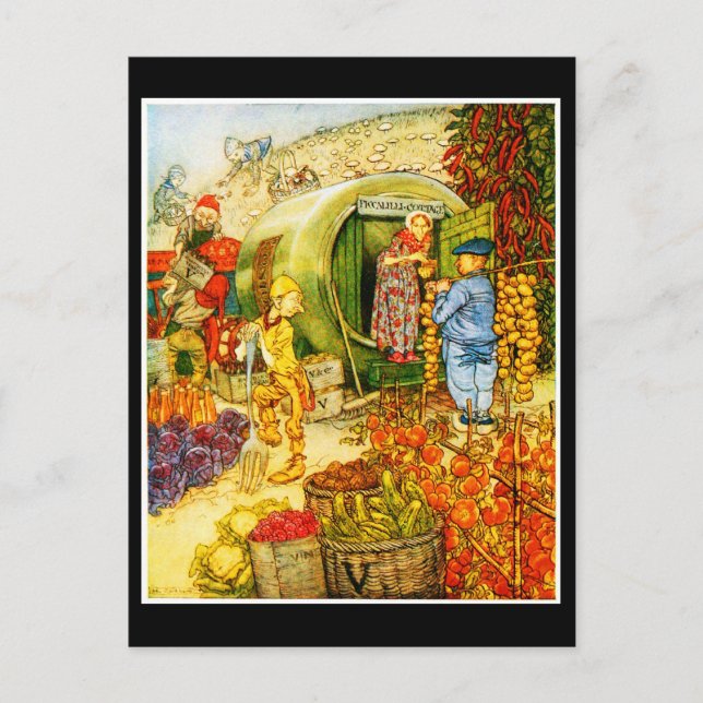 Postcard-Vintage Illustration-Rackham 14 Postcard (Front)