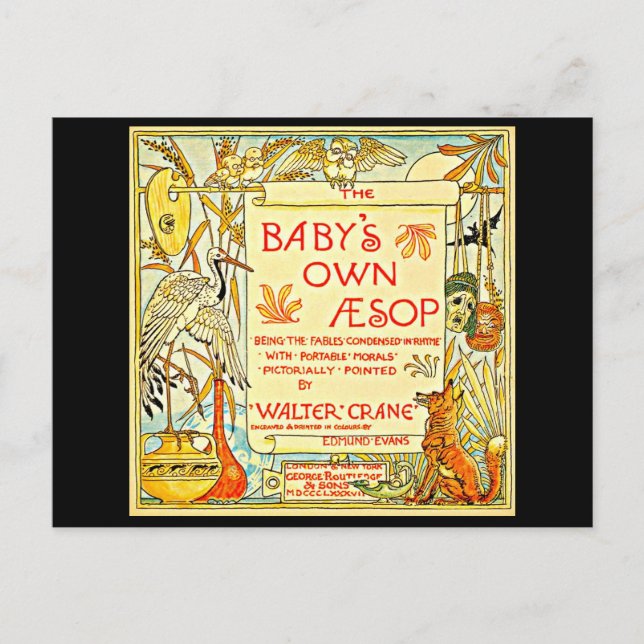 Postcard-Vintage Illustration-Walter Crane 32 Postcard (Front)