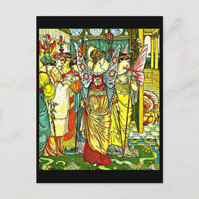 Postcard-Vintage Illustration-Walter Crane 53 Postcard (Front)