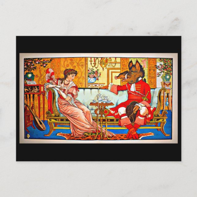 Postcard-Vintage Illustration-Walter Crane 59 Postcard (Front)