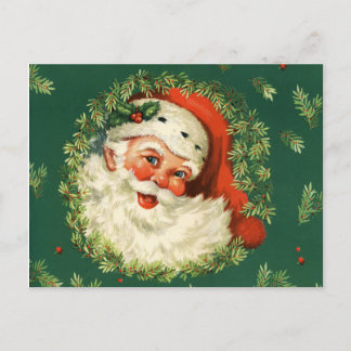 Postcard: Vintage Santa Holiday Postcard